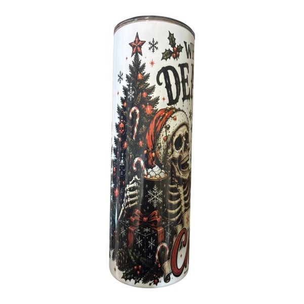 Holiday Skeleton Tumbler - 20oz Stainless Steel