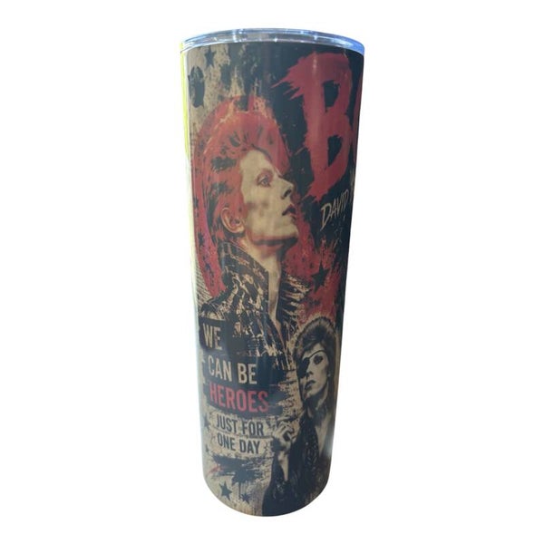 David Bowie Inspired Tumbler - 20oz Stainless Steel