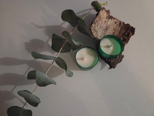 Aromatherapie-Teelichter "Durchatmen"