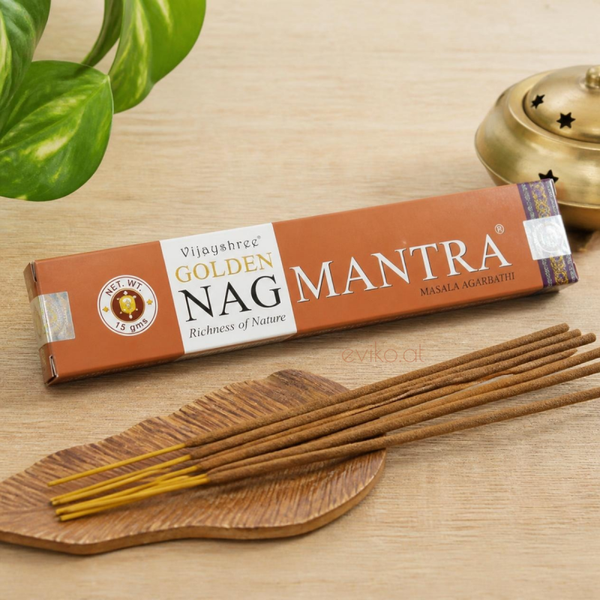 Räucherstäbchen Golden Nag Mantra