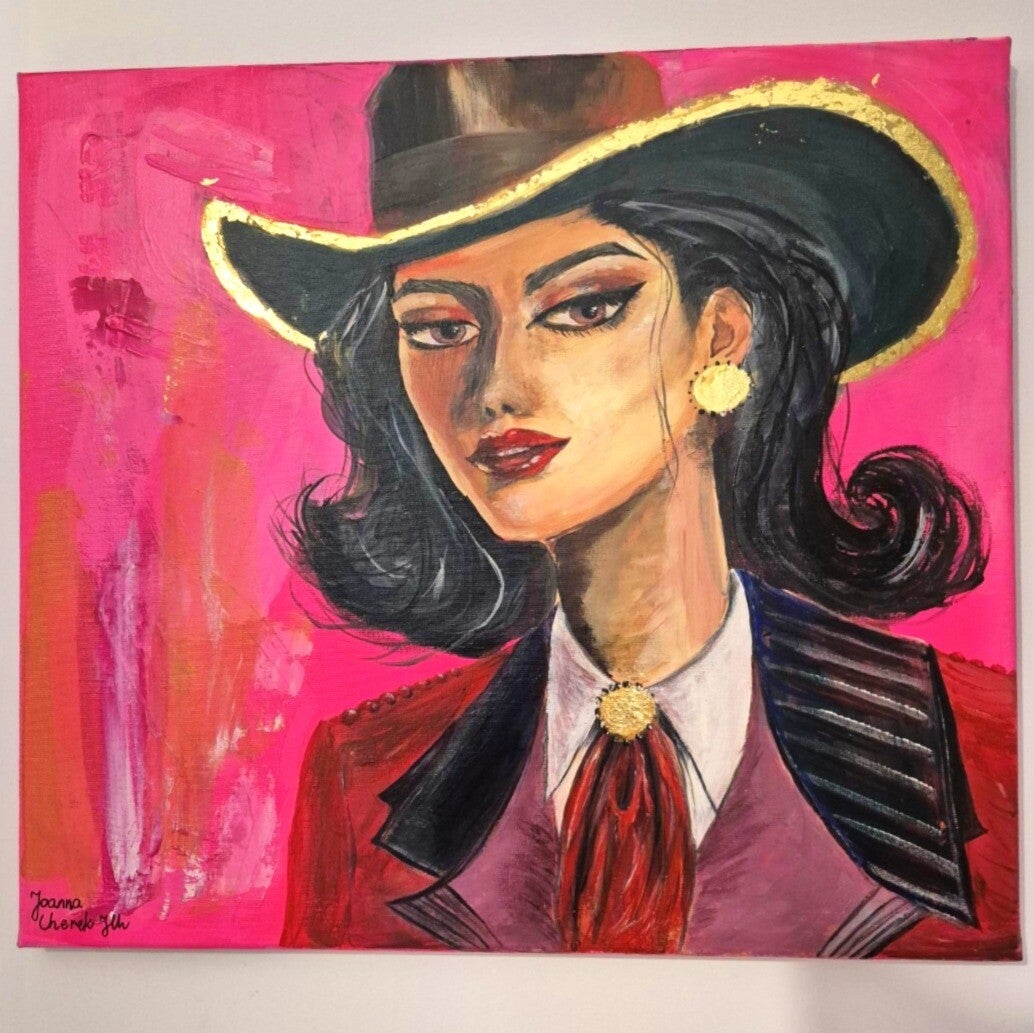 Obraz "twarda sztuka" akryl