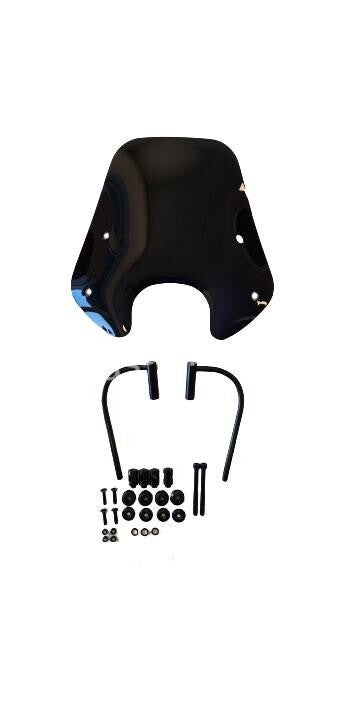 Windscherm aplus passend op zip laag - glans zwart