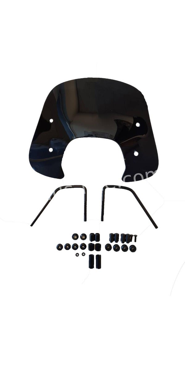 Windscherm aplus passend op sprint laag glans zwart