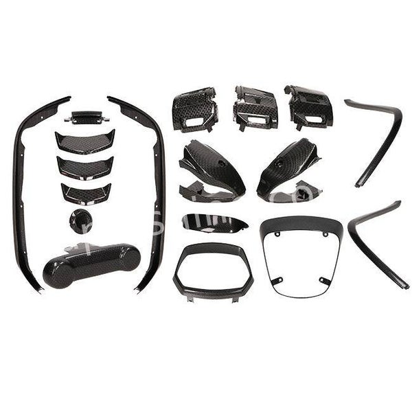 Omlijsting set aplus passend op vespa sprint 2018> carbon