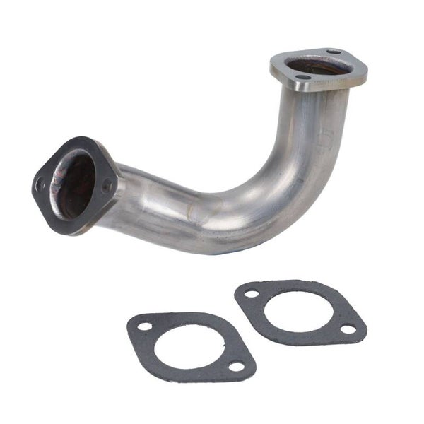 Uitlaatbocht 101 octane rvs pro gilera dragster, runner 125cc 2t, runner 180cc 2t