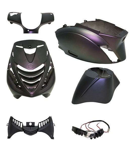 Plaatwerkset Power1 model SP + led lamp cameleon mat 24 6-delig zip2000