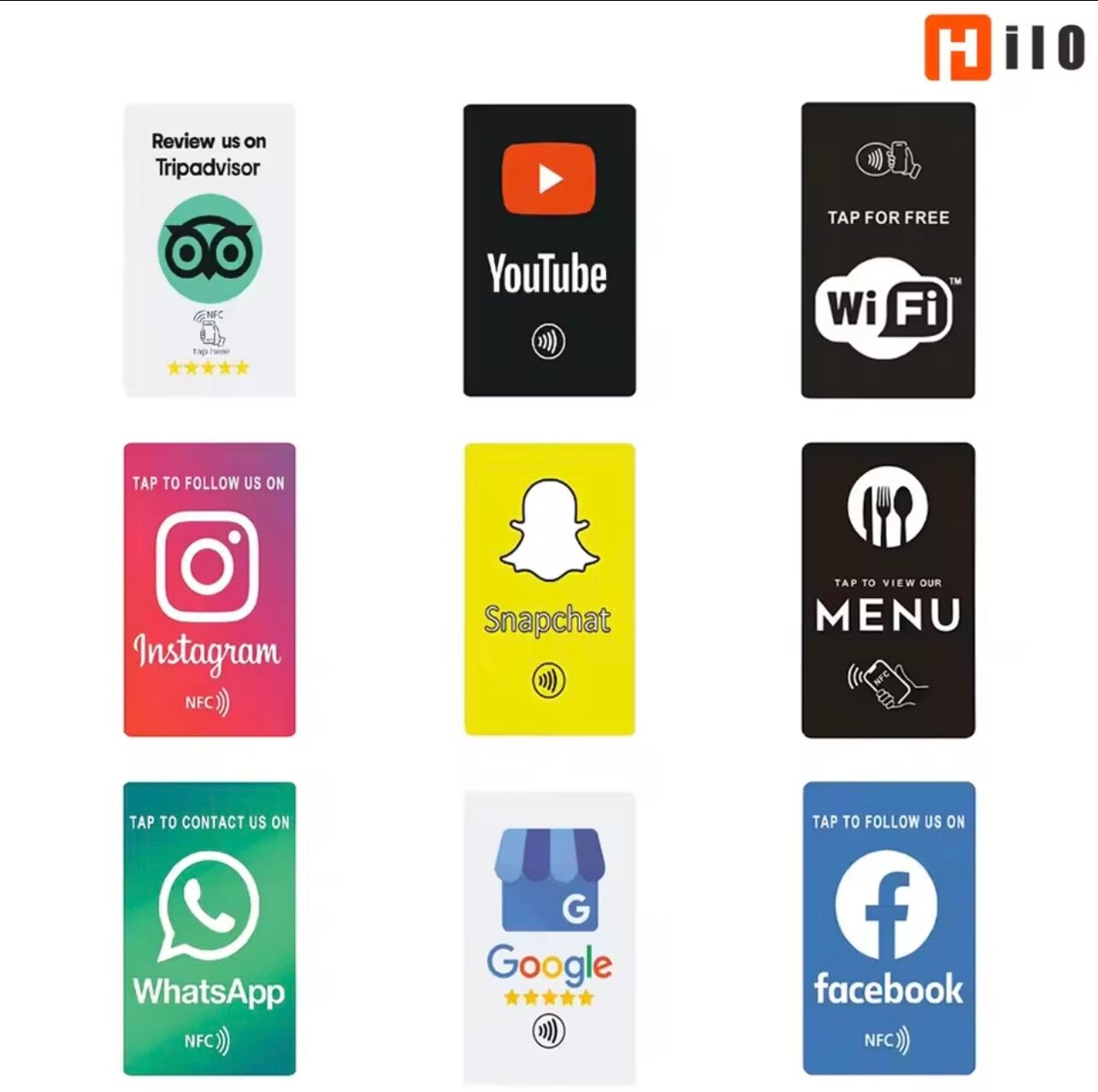 Carte visite connecte nfc , sans contact , facilité de partage votre coordonnées, réseaux sociaux, Instagram, snapchat , tiktok , Facebook, Google , whatsapp