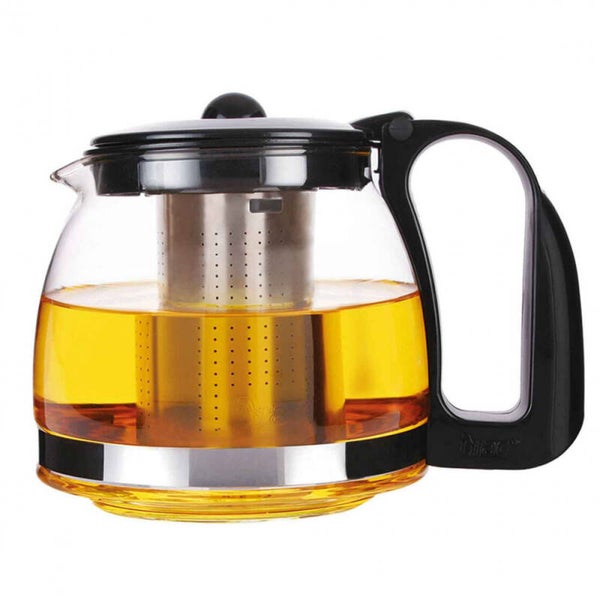 Glazen Theepot met RVS Filter - 1250 ml