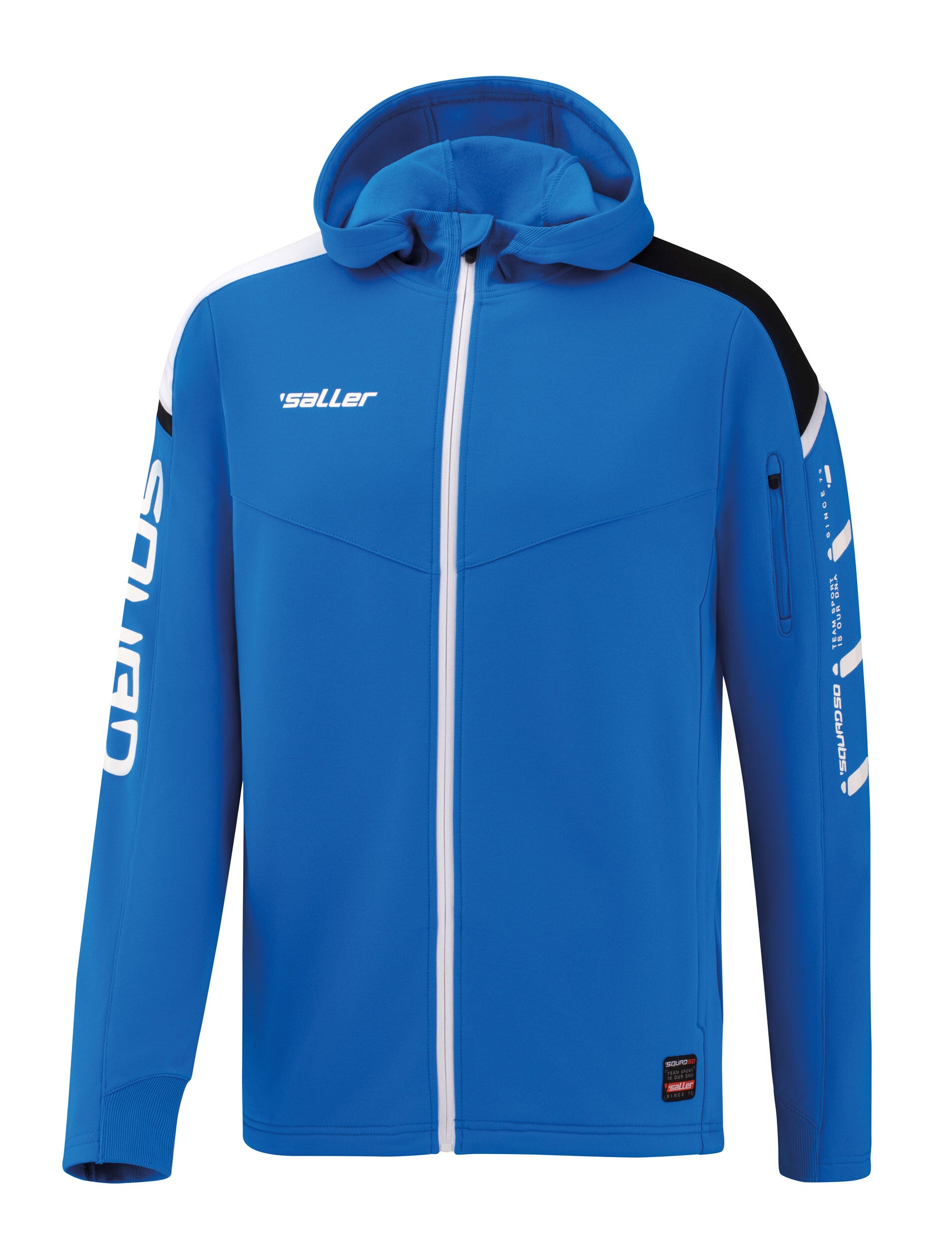 Hoodie met lange rits