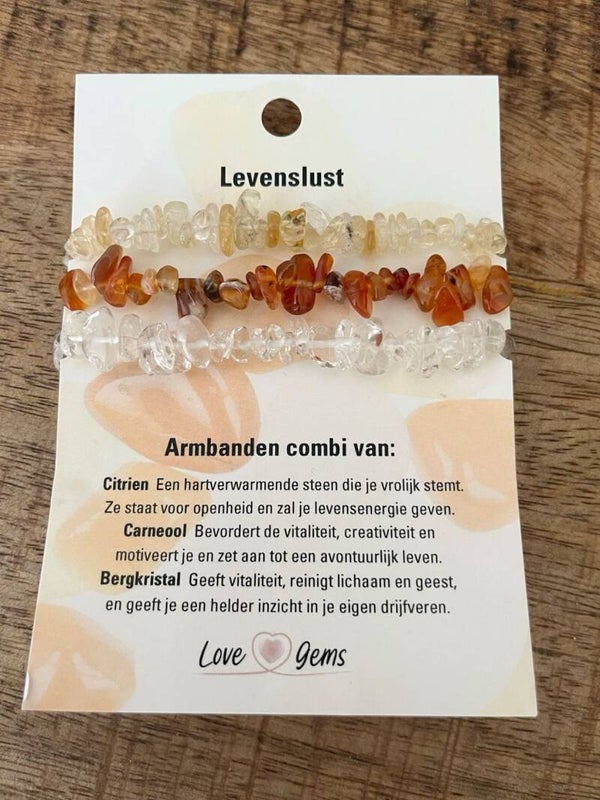 Splitarmband Levenslust