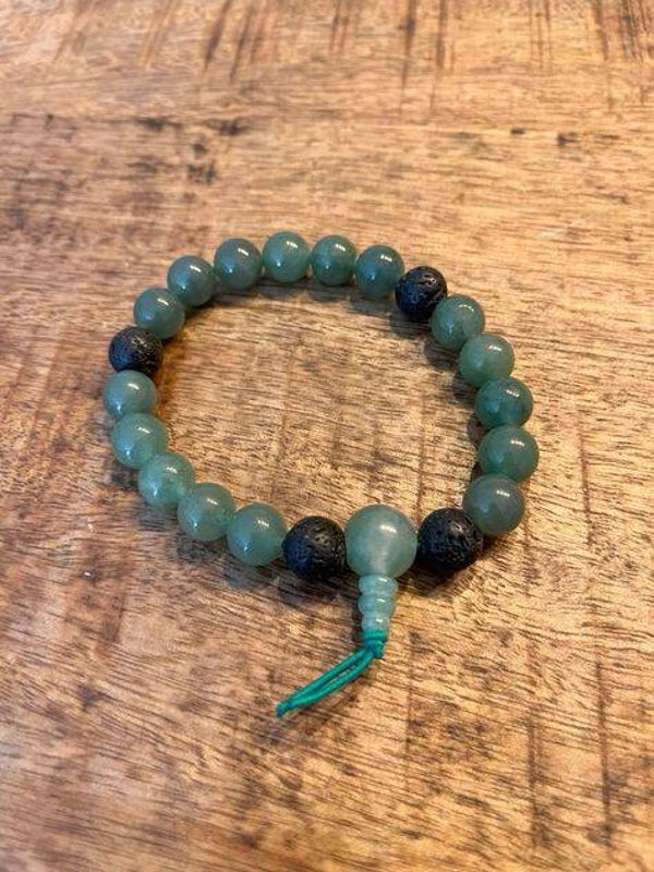Aventurijn groen powerbead mannen