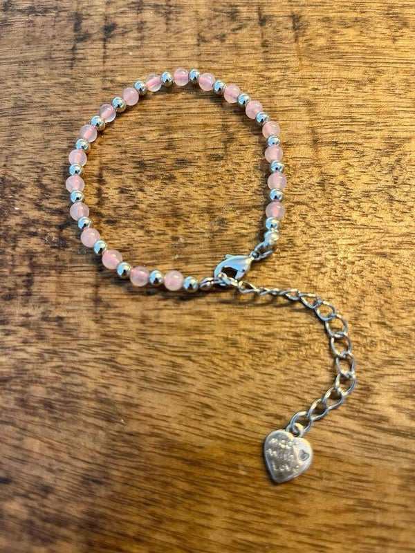 Rozenkwarts armband Ibiza Love
