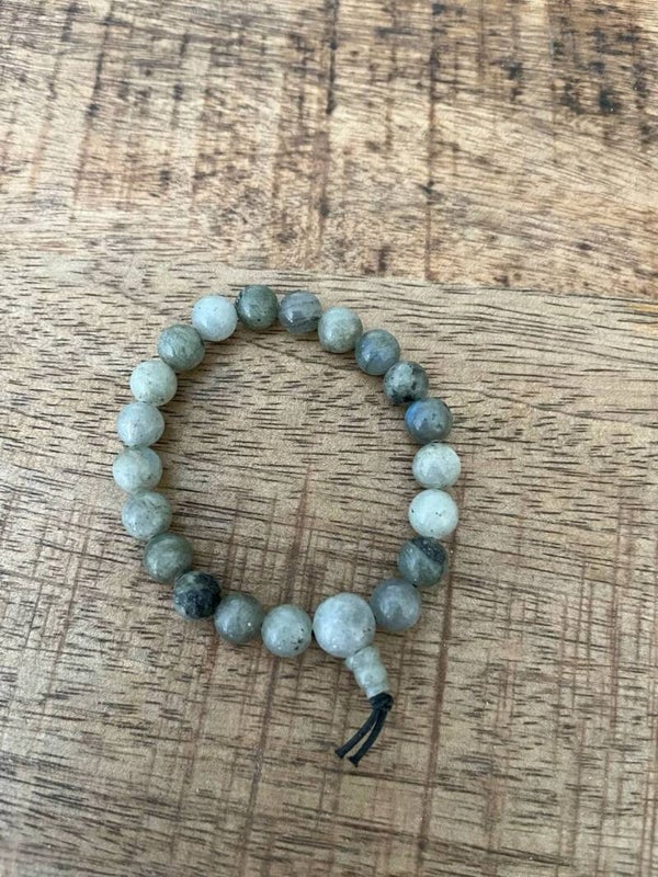 Labradoriet powerbead armband