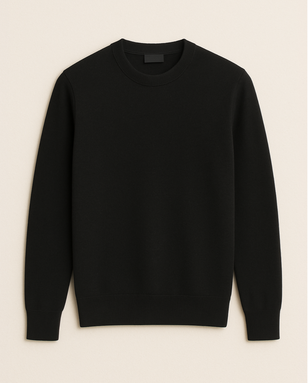 Casual chic trui - zwart