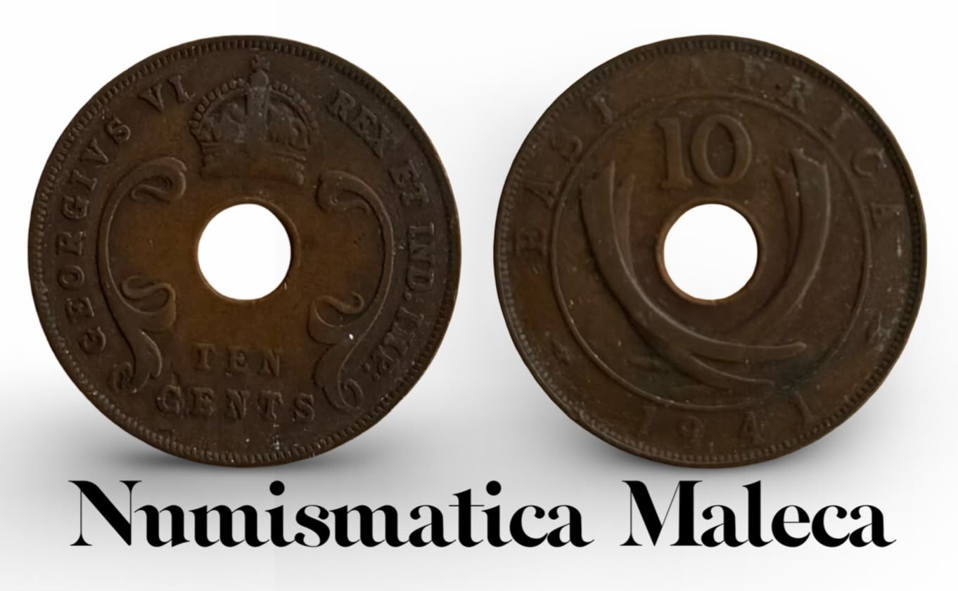 Africa Occidental Britanica 10 Cents 1941, Km26 Fina