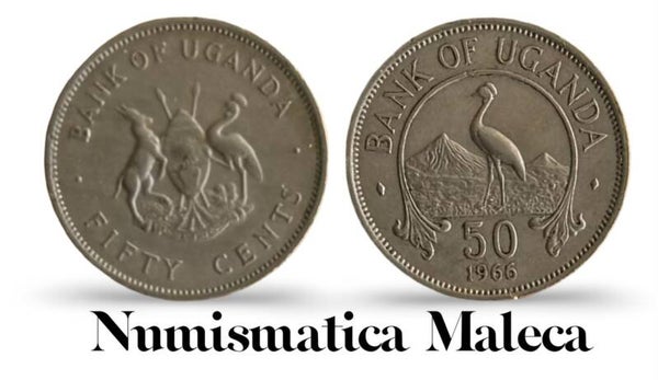Uganda 50 Cents 1976, Km4a Fina
