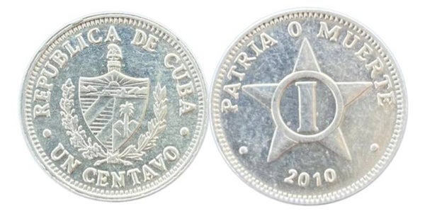 Cuba 1 centavo 2010 fina
