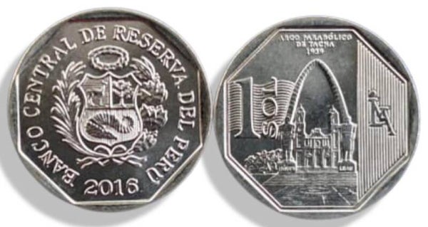 Peru 1 Sol 2016 km398 (Arco Parabólico de Tacna) Unc