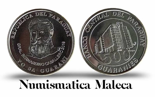 Paraguay 500 Guaranies 2019 km195a Unc