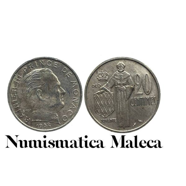 Monaco 20 Centimes 1962 Km143
