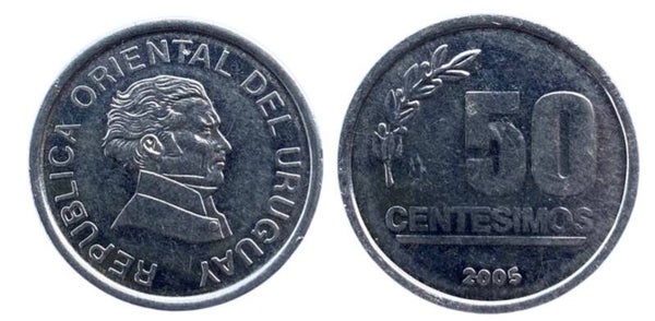 Uruguay 50 Centesimos 2005 (AMERICA)