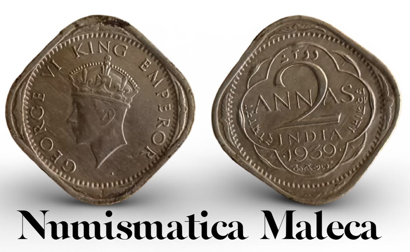 India-Britanica 2 Annas 1939, Km541 Finan