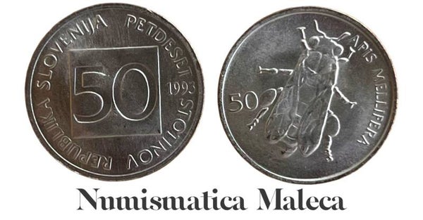 Eslovenia 50 Stotinov 1993, KM3 Unc