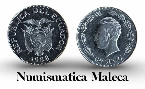 Ecuador 1 sucre 1988, Km89 Vf