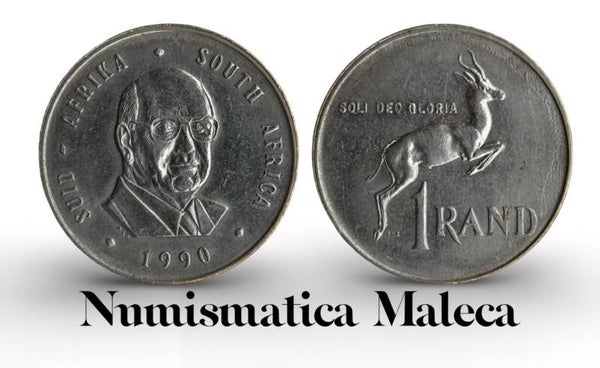 South Africa 1 Rand 1990, Km88 Fina