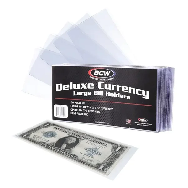 Deluxe Currency Holder - Large Bill