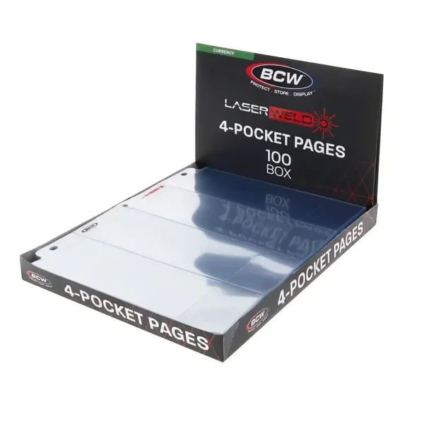 LaserWeld® 4-Pocket Currency Page (100 CT. Box) PREVENTA