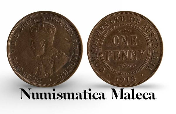 Australia 1 Penny 1913 km23 (Oceania)
