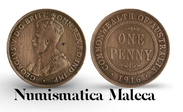 Australia 1 Penny 1916 km23 vf