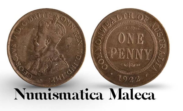 Australia 1 Penny 1922, Km23 Vf
