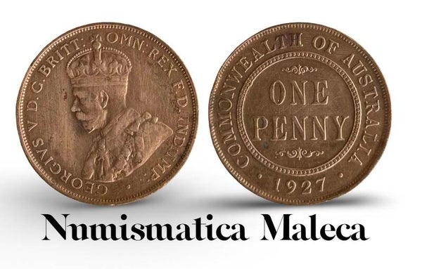 Australia 1 Penny 1927, Km23 VF