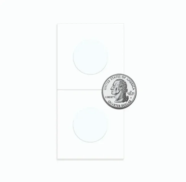 Cartones para monedas 24.3 mm (1 unidad)