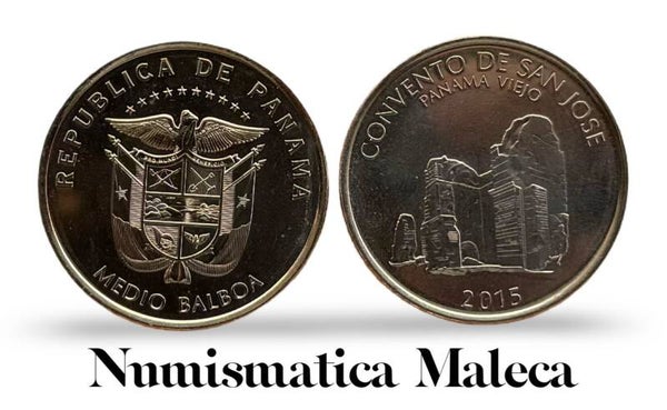 Panama 50 Centesimos 2015, Km146 Unc