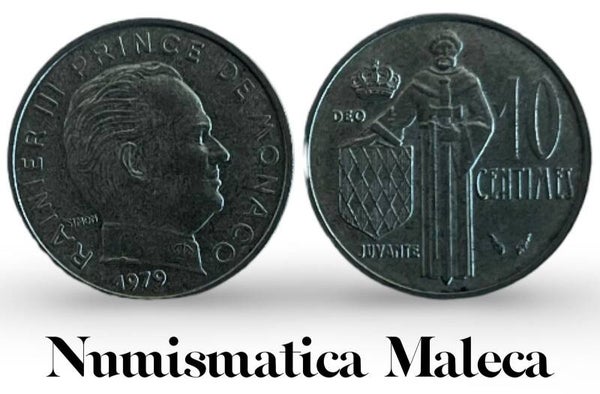 Monaco 10 Centimes 1979, Km142 Fina