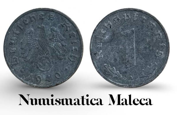 Alemania Tercer Reich 1 Reichspfennig 1940 Km97 circ