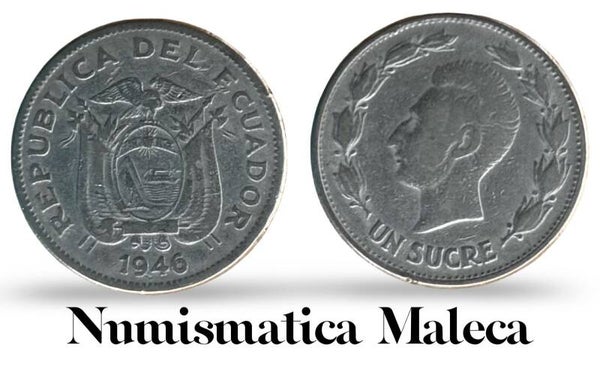 Ecuador 1 Sucre 1946, Km78.2 VF