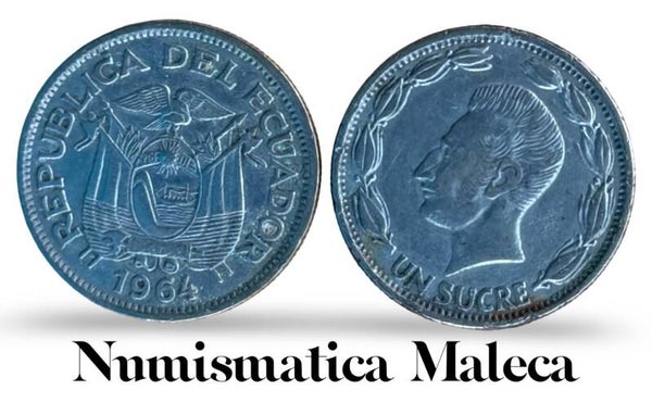 Ecuador 1 Sucre 1964, Km78b VF