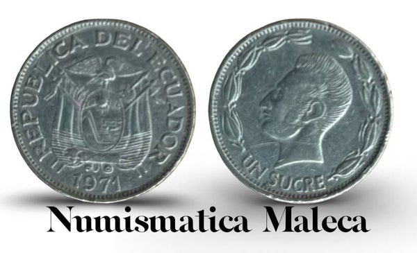 Ecuador 1 Sucre 1971, Km78b VF