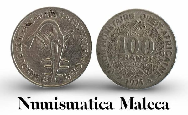 Estados Del Africa Occidental 100 Francs 1974, km4