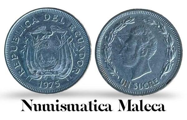 Ecuador 1 Sucre 1975, Km83 VF