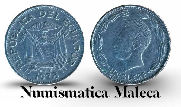 Ecuador 1 Sucre 1978, Km78b Vf