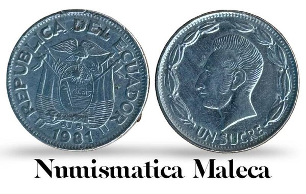 Ecuador 1 Sucre 1981, Km78b VF
