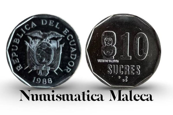 Ecuador 10 sucres 1988, Km92 Vf