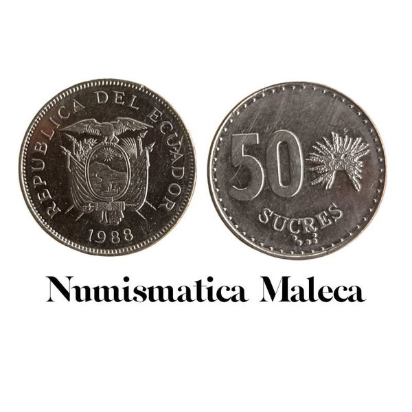 Ecuador 50 sucres 1988, Km93 Vf