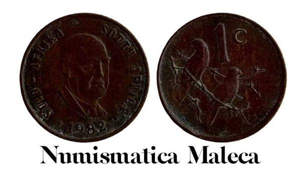 South Africa 1 Cents 1982, Km109 VF