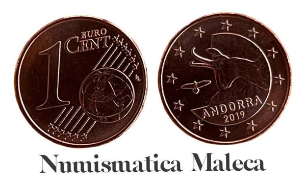 Andorra 1 Cents 2019, Km520 Unc